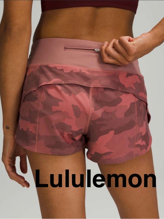 lululemon athletica Pants - Lululemon Speed Up HR Short 2.5" - Heritage 365 Camo Brier Rose Multi - Size 6